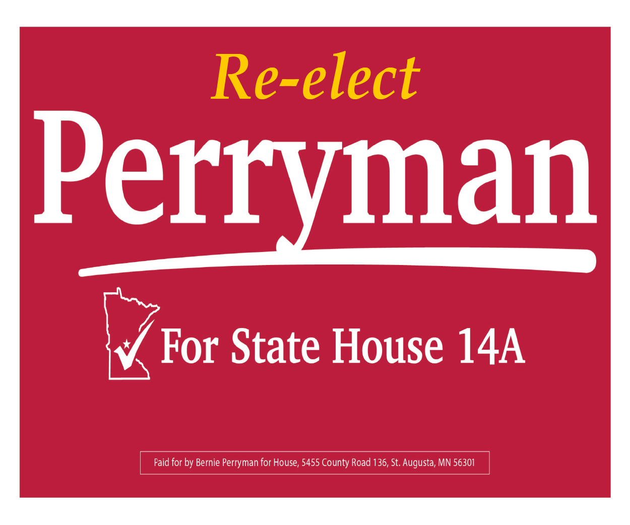 Re-Elect Bernie Perryman